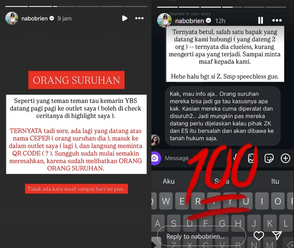 Update masalah Zendhy Kusuma dan Restoran Bibi Kelinci Kopitiam. (Instagram)